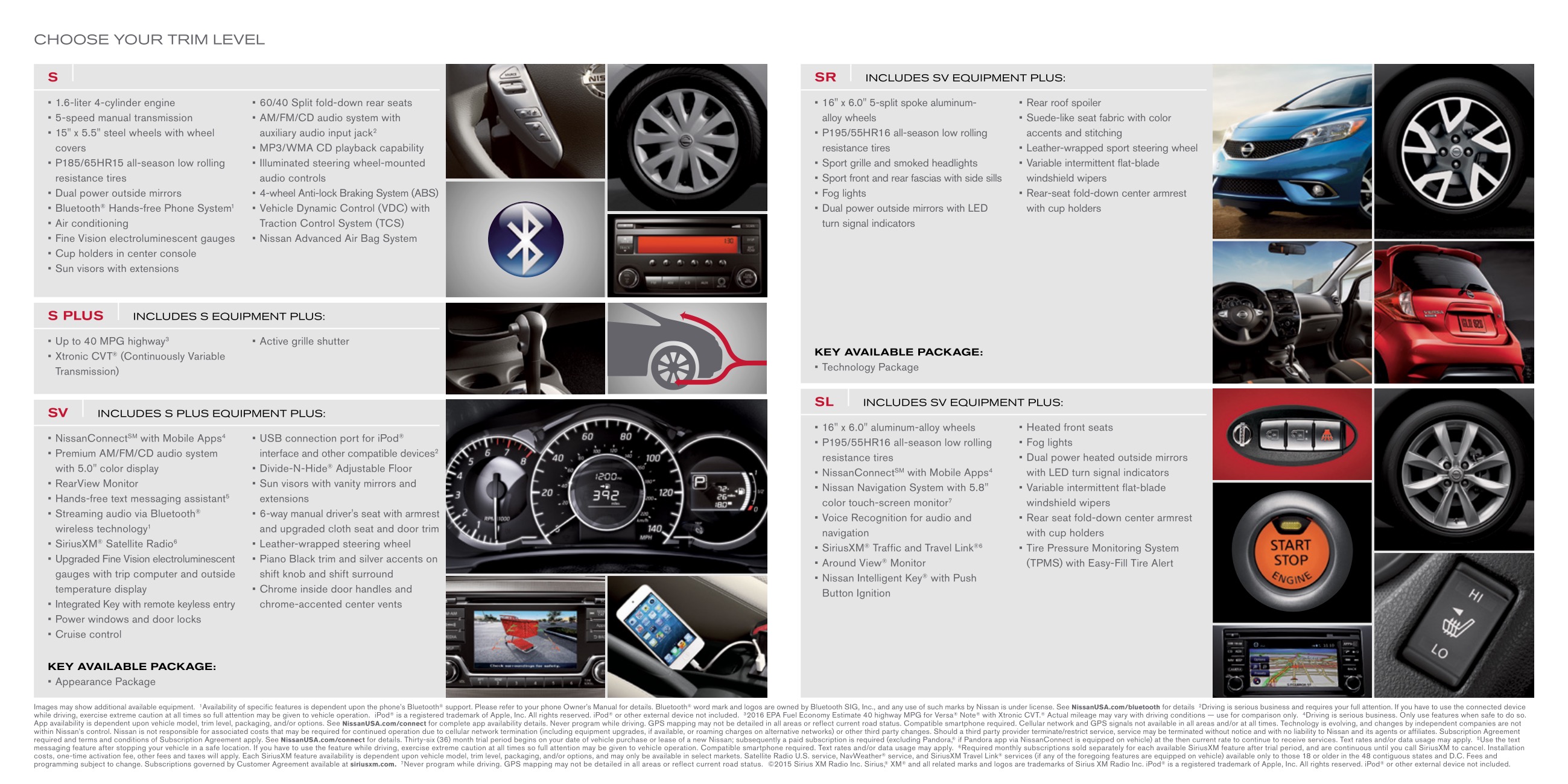2016 Nissan Versa Note Brochure Page 7
